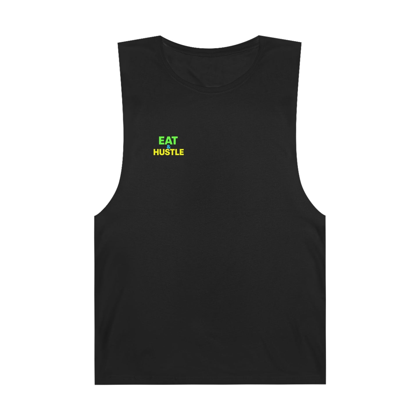 Unisex Eat & Hustle Tank Top | Motivational Workout Shirt for Fitness Lovers | Gym Apparel | Perfect for Summer & Casual Wear