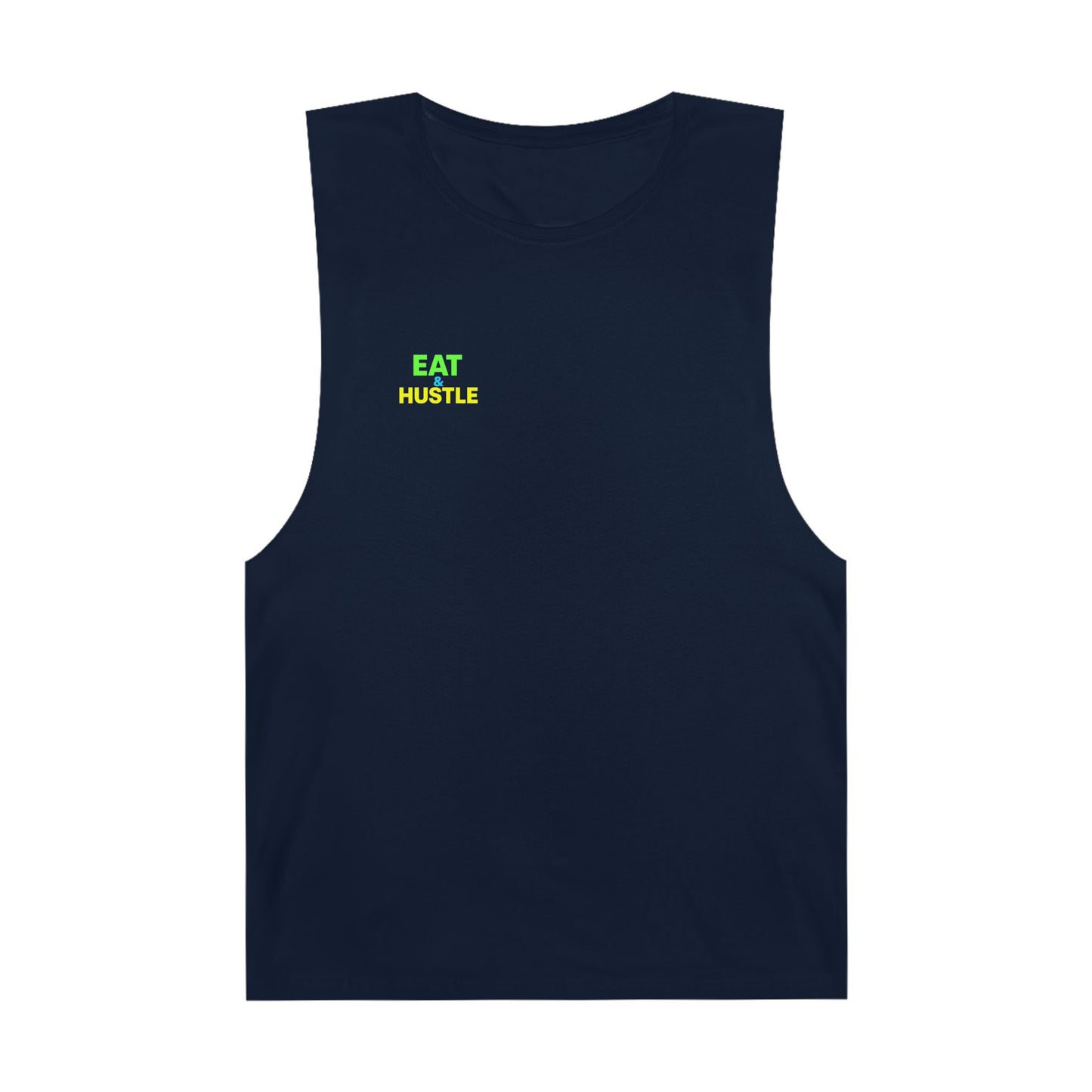 Unisex Eat & Hustle Tank Top | Motivational Workout Shirt for Fitness Lovers | Gym Apparel | Perfect for Summer & Casual Wear