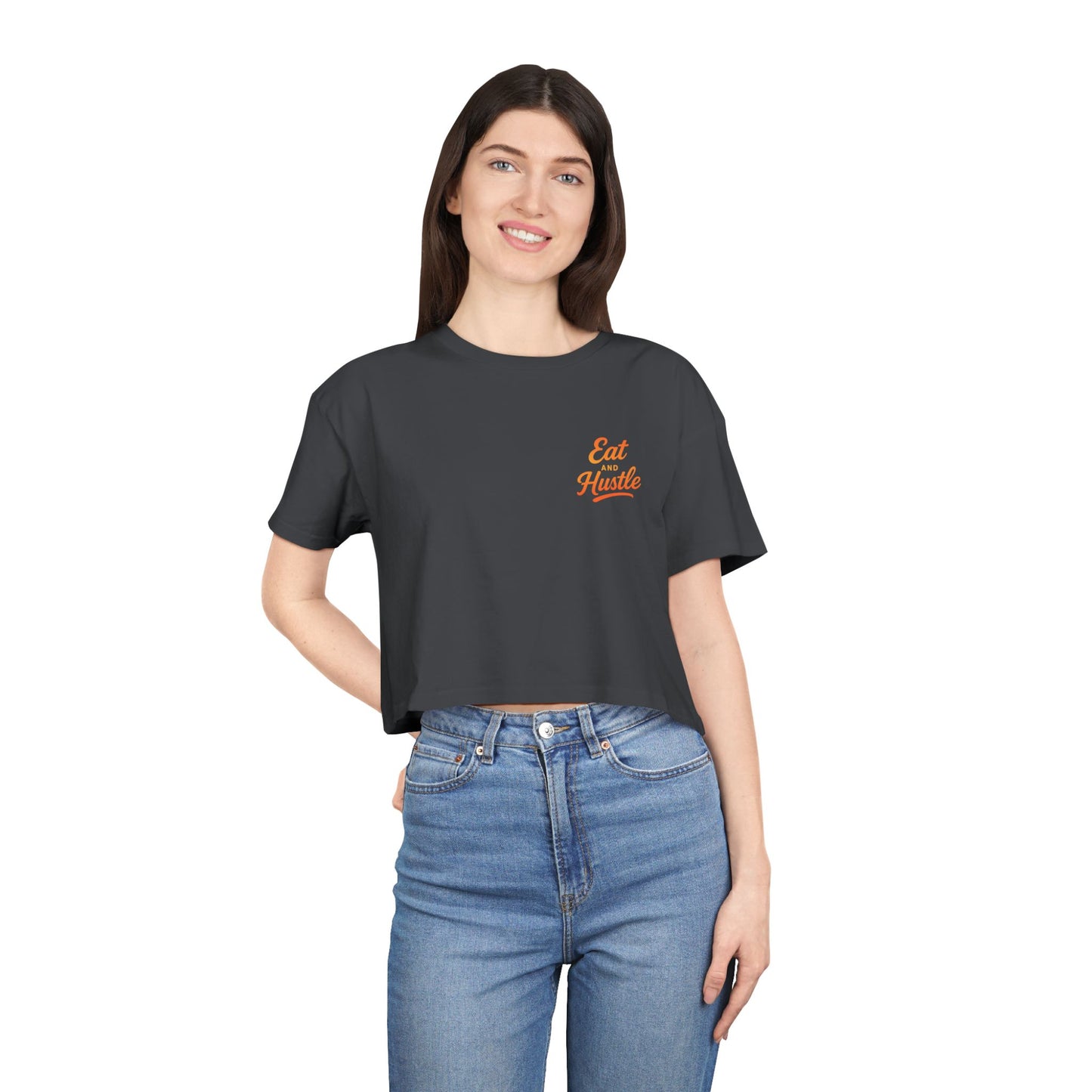 Empowering Women's Crop Tee - Perfect for Fitness Enthusiasts, Gym Lovers, Casual Outings, Motivational Gifts, Summer Style
