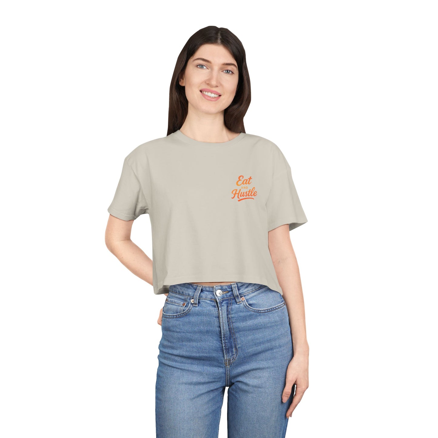 Empowering Women's Crop Tee - Perfect for Fitness Enthusiasts, Gym Lovers, Casual Outings, Motivational Gifts, Summer Style