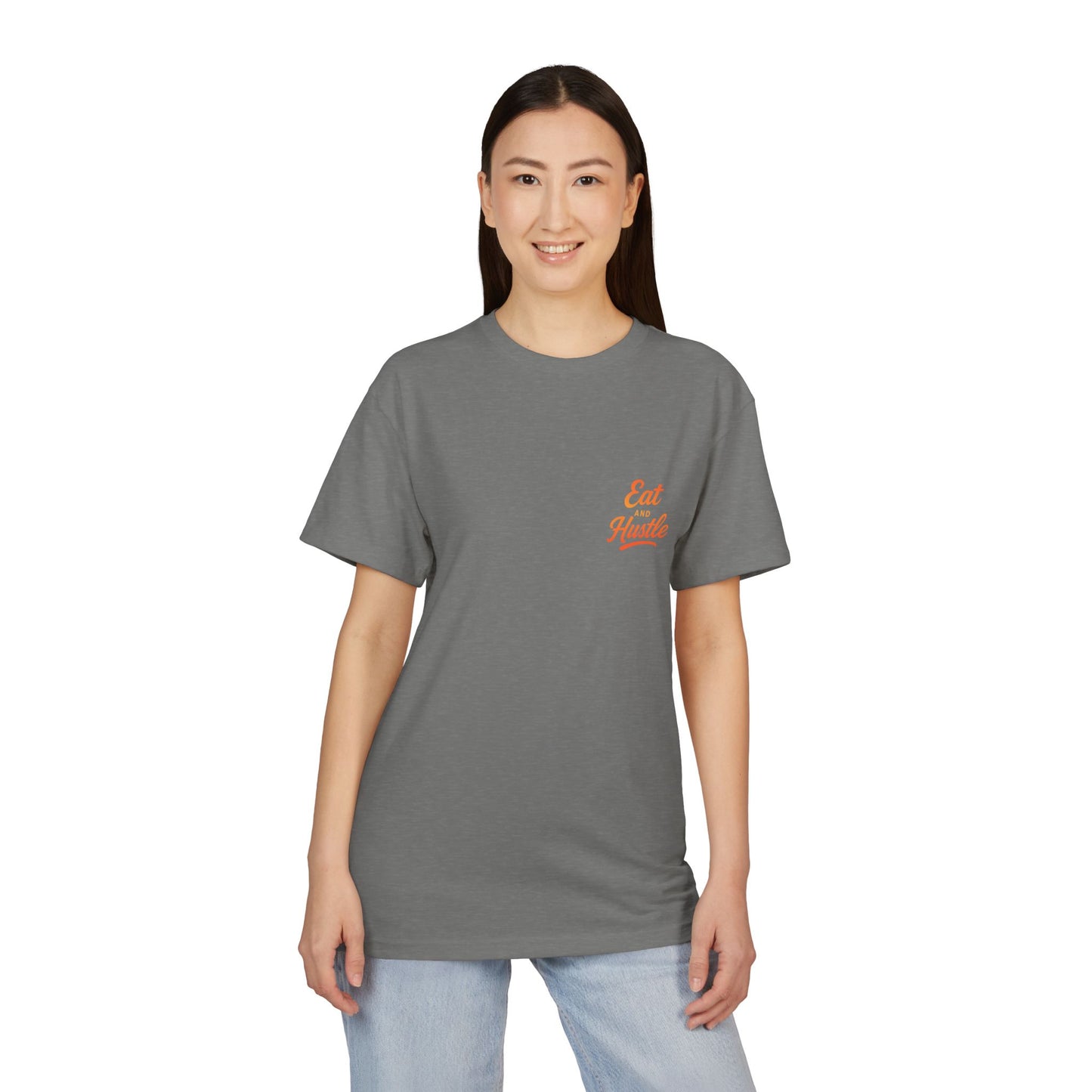 Eat Hustle Unisex Sueded T-Shirt | Motivational Tee, Casual Wear, Gift for Entrepreneurs, Stylish Everyday Shirt, Inspirational Outfit