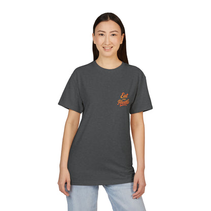 Eat Hustle Unisex Sueded T-Shirt | Motivational Tee, Casual Wear, Gift for Entrepreneurs, Stylish Everyday Shirt, Inspirational Outfit