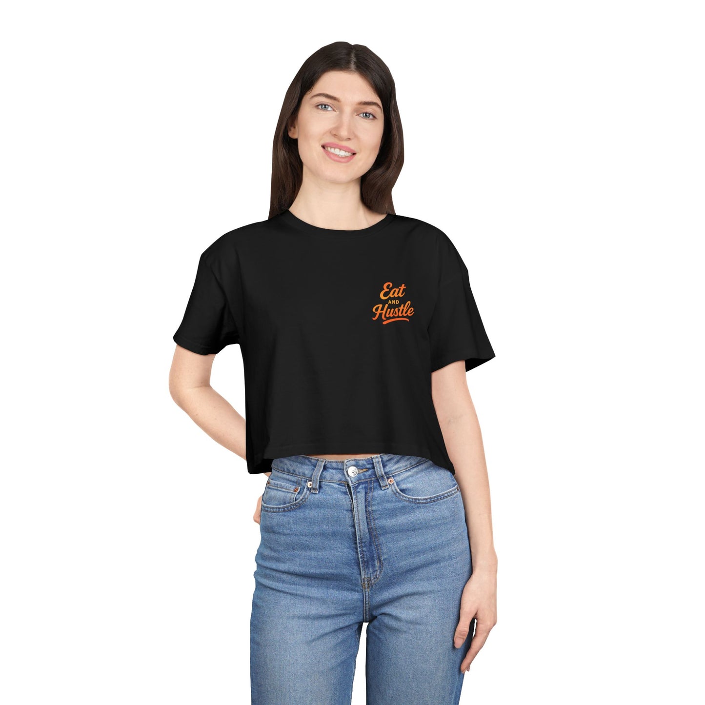 Empowering Women's Crop Tee - Perfect for Fitness Enthusiasts, Gym Lovers, Casual Outings, Motivational Gifts, Summer Style