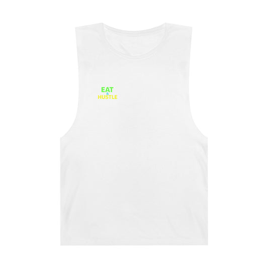 Unisex Eat & Hustle Tank Top | Motivational Workout Shirt for Fitness Lovers | Gym Apparel | Perfect for Summer & Casual Wear