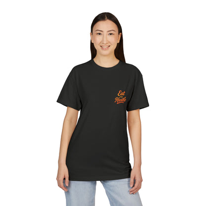 Eat Hustle Unisex Sueded T-Shirt | Motivational Tee, Casual Wear, Gift for Entrepreneurs, Stylish Everyday Shirt, Inspirational Outfit