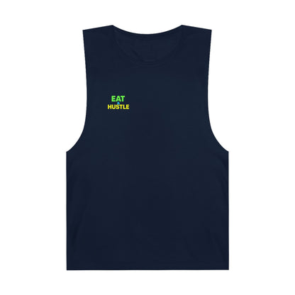 Unisex Eat & Hustle Tank Top | Motivational Workout Shirt for Fitness Lovers | Gym Apparel | Perfect for Summer & Casual Wear