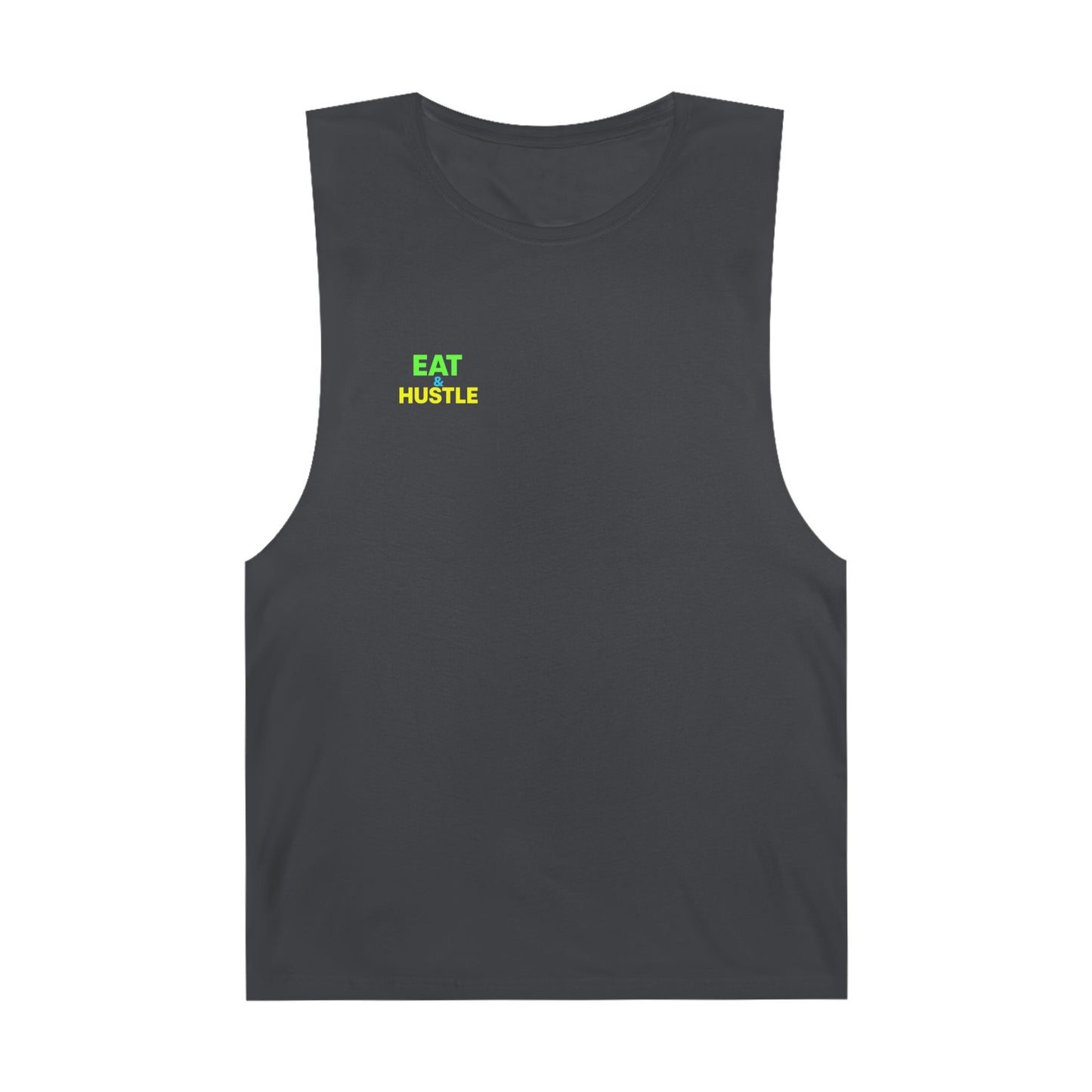 Unisex Eat & Hustle Tank Top | Motivational Workout Shirt for Fitness Lovers | Gym Apparel | Perfect for Summer & Casual Wear