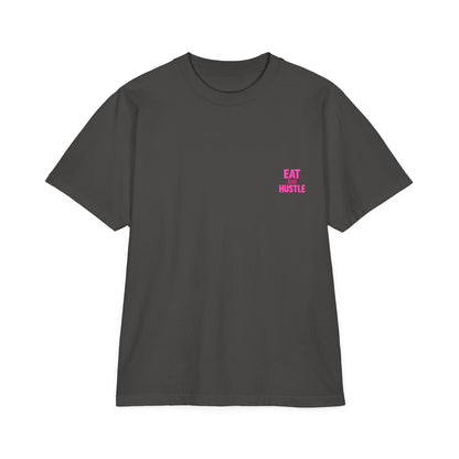 Eat and Hustle Graphic T-Shirt, Casual Tee, Motivational Apparel, Gift for Food Lovers, Unisex Streetwear, Funny Workout Shirt