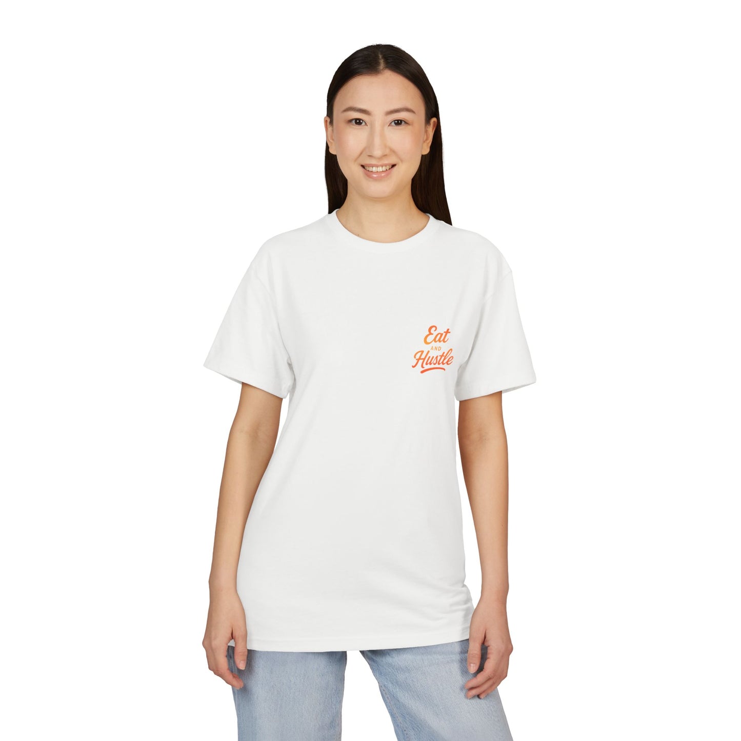 Eat Hustle Unisex Sueded T-Shirt | Motivational Tee, Casual Wear, Gift for Entrepreneurs, Stylish Everyday Shirt, Inspirational Outfit
