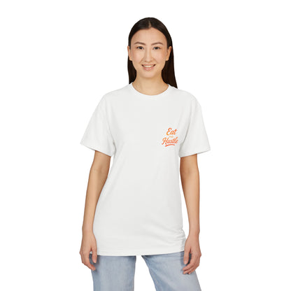 Eat Hustle Unisex Sueded T-Shirt | Motivational Tee, Casual Wear, Gift for Entrepreneurs, Stylish Everyday Shirt, Inspirational Outfit