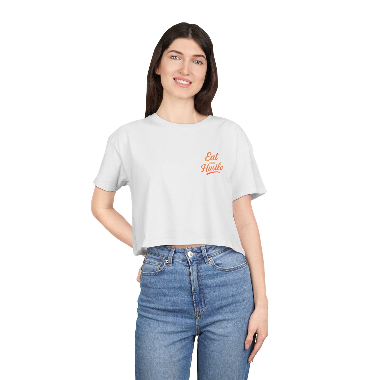 Empowering Women's Crop Tee - Perfect for Fitness Enthusiasts, Gym Lovers, Casual Outings, Motivational Gifts, Summer Style