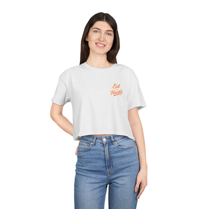 Empowering Women's Crop Tee - Perfect for Fitness Enthusiasts, Gym Lovers, Casual Outings, Motivational Gifts, Summer Style