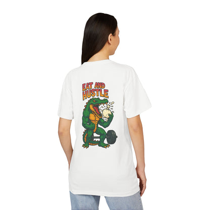 Eat Hustle Unisex Sueded T-Shirt | Motivational Tee, Casual Wear, Gift for Entrepreneurs, Stylish Everyday Shirt, Inspirational Outfit