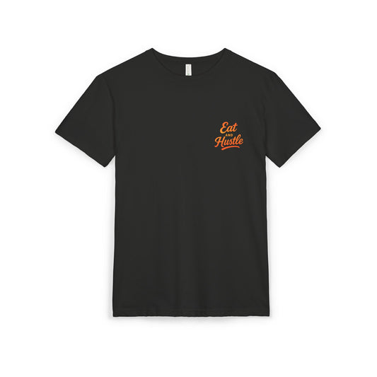 Eat Hustle Unisex Sueded T-Shirt | Motivational Tee, Casual Wear, Gift for Entrepreneurs, Stylish Everyday Shirt, Inspirational Outfit