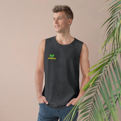 Unisex Eat & Hustle Tank Top | Motivational Workout Shirt for Fitness Lovers | Gym Apparel | Perfect for Summer & Casual Wear