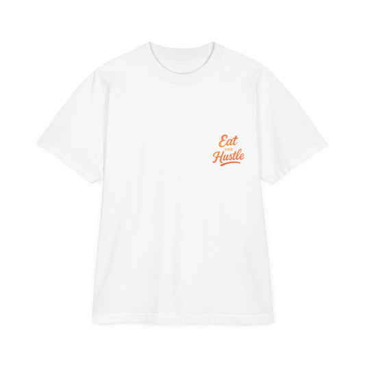 Pizza Power Unisex T-Shirt - Eat Hustle Graphic Tee, Funny Food Shirt, Casual Wear, Gift for Foodies, Urban Style