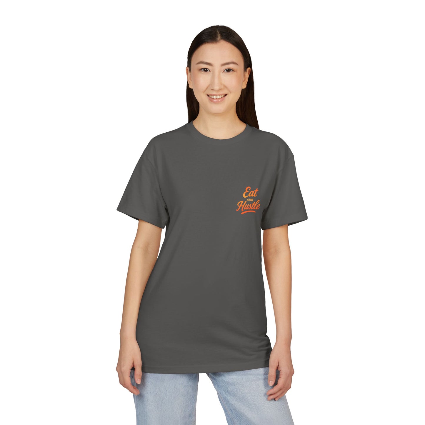 Eat Hustle Unisex Sueded T-Shirt | Motivational Tee, Casual Wear, Gift for Entrepreneurs, Stylish Everyday Shirt, Inspirational Outfit